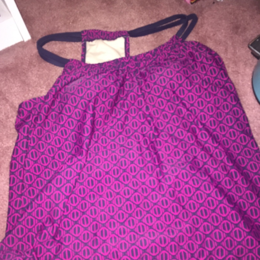 Pink swim suit top